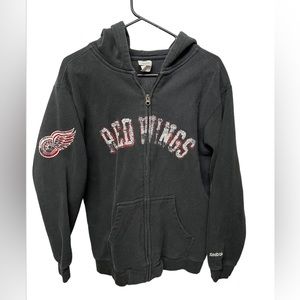 Detroit Red Wings hockey zip‎ up hoodie